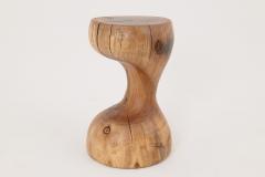  Logniture Logniture Walnut Solid Wood Sculptural Side Table Original Contemporary Design - 4309630