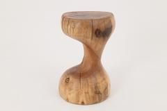  Logniture Logniture Walnut Solid Wood Sculptural Side Table Original Contemporary Design - 4309631