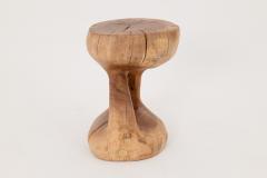  Logniture Logniture Walnut Solid Wood Sculptural Side Table Original Contemporary Design - 4309644