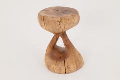  Logniture Logniture Walnut Solid Wood Sculptural Side Table Original Contemporary Design - 4309646