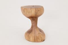  Logniture Logniture Walnut Solid Wood Sculptural Side Table Original Contemporary Design - 4309649