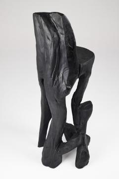  Logniture Makha Solid Wood Sculptural Bar Chair Original Contemporary Design Logniture - 3651847