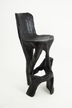  Logniture Makha Solid Wood Sculptural Bar Chair Original Contemporary Design Logniture - 3915974