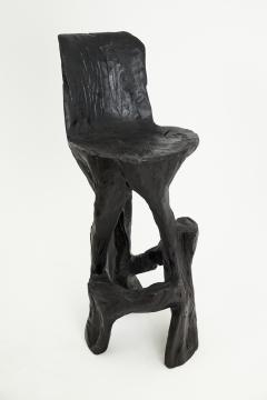  Logniture Makha Solid Wood Sculptural Bar Chair Original Contemporary Design Logniture - 3915975