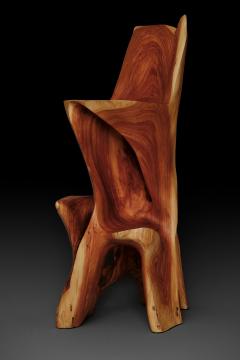  Logniture Makha Solid Wood Sculptural Bar Chair Original Contemporary Design Logniture - 4111561