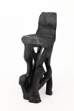  Logniture Makha Solid Wood Sculptural Bar Chair Original Contemporary Design Logniture - 4256968