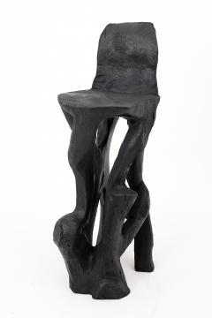  Logniture Makha Solid Wood Sculptural Bar Chair Original Contemporary Design Logniture - 4256969