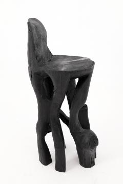  Logniture Makha Solid Wood Sculptural Bar Chair Original Contemporary Design Logniture - 4256976