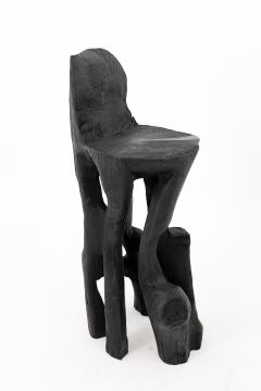  Logniture Makha Solid Wood Sculptural Bar Chair Original Contemporary Design Logniture - 4256978