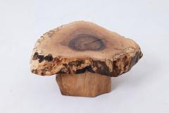  Logniture Organic Live Edge Side Table Walnut Handmade - 4455763