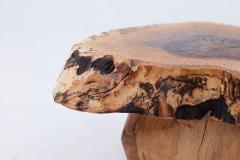  Logniture Organic Live Edge Side Table Walnut Handmade - 4455765