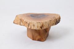  Logniture Organic Live Edge Side Table Walnut Handmade - 4455766