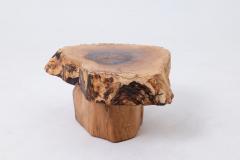  Logniture Organic Live Edge Side Table Walnut Handmade - 4455772