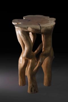  Logniture Perun Sculpturall Bar Table Functional Sculpture Carved From Tree Log - 3287417