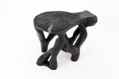  Logniture Rustic Sculptural Coffee Table Burnt Black Wood Carved Unique Logniture - 4256985