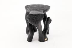 Logniture Rustic Sculptural Coffee Table Burnt Black Wood Carved Unique Logniture - 4256988