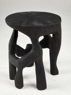  Logniture Satyrs Solid Wood Sculptural Side Table Original Contemporary Design - 3651946