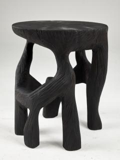  Logniture Satyrs Solid Wood Sculptural Side Table Original Contemporary Design - 3651947