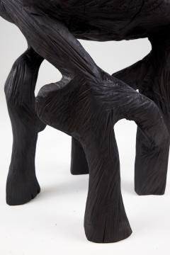  Logniture Satyrs Solid Wood Sculptural Side Table Original Contemporary Design - 3781849