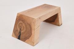  Logniture Sculptural SWood Side Table Stool in Solid Hardwood - 4257008