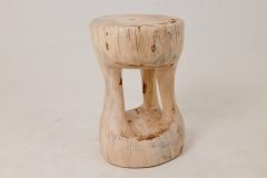  Logniture Sculptural Side Table Stool Solid Wood Contemporary Design Logniture - 4600007