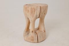 Logniture Sculptural Side Table Stool Solid Wood Contemporary Design Logniture - 4600013