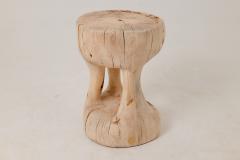  Logniture Sculptural Side Table Stool Solid Wood Contemporary Design Logniture - 4600015