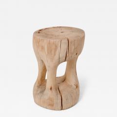  Logniture Sculptural Side Table Stool Solid Wood Contemporary Design Logniture - 4601765