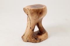  Logniture Sculptural Side Table Stool Solid Wood Walnut Contemporary Design Logniture - 4535040