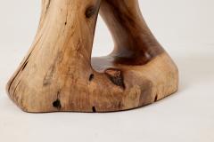  Logniture Sculptural Side Table Stool Solid Wood Walnut Contemporary Design Logniture - 4535043
