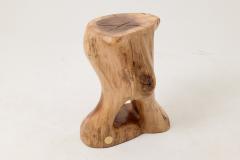  Logniture Sculptural Side Table Stool Solid Wood Walnut Contemporary Design Logniture - 4535045
