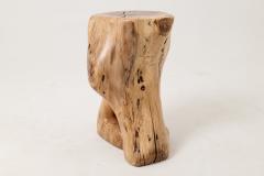  Logniture Sculptural Side Table Stool Solid Wood Walnut Contemporary Design Logniture - 4535049