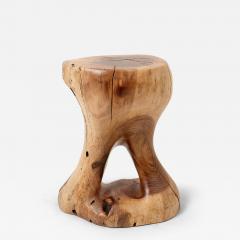  Logniture Sculptural Side Table Stool Solid Wood Walnut Contemporary Design Logniture - 4535157