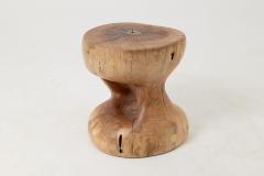  Logniture Sculptural Side Table Stool Solid Wood Walnut Contemporary Design Logniture - 4565707