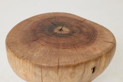 Logniture Sculptural Side Table Stool Solid Wood Walnut Contemporary Design Logniture - 4565711