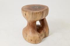  Logniture Sculptural Side Table Stool Solid Wood Walnut Contemporary Design Logniture - 4565712