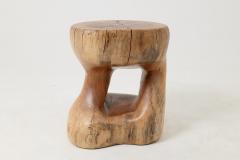  Logniture Sculptural Side Table Stool Solid Wood Walnut Contemporary Design Logniture - 4565713