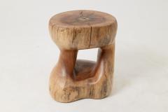  Logniture Sculptural Side Table Stool Solid Wood Walnut Contemporary Design Logniture - 4565714