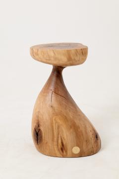  Logniture Sculptural Side Table Stool Solid Wood Walnut Contemporary Design Logniture - 4565754