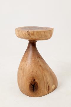  Logniture Sculptural Side Table Stool Solid Wood Walnut Contemporary Design Logniture - 4565763