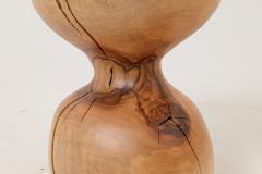  Logniture Sculptural Side Table Stool Solid Wood Walnut Contemporary Design Logniture - 4599987