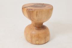  Logniture Sculptural Side Table Stool Solid Wood Walnut Contemporary Design Logniture - 4599989