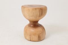  Logniture Sculptural Side Table Stool Solid Wood Walnut Contemporary Design Logniture - 4599994