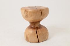 Logniture Sculptural Side Table Stool Solid Wood Walnut Contemporary Design Logniture - 4599995