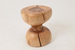  Logniture Sculptural Side Table Stool Solid Wood Walnut Contemporary Design Logniture - 4599997