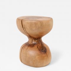 Logniture Sculptural Side Table Stool Solid Wood Walnut Contemporary Design Logniture - 4601762