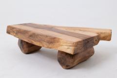  Logniture Side Table Organic Live Edge Walnut Rustic Minimalist Handmade - 4455754