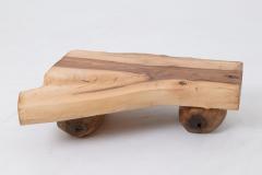  Logniture Side Table Organic Live Edge Walnut Rustic Minimalist Handmade - 4455759