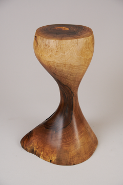  Logniture Solid Wood Sculptural Side Table Original Contemporary Design Log Carving - 3329500