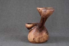  Logniture Solid Wood Sculptural Side Table Original Contemporary Design Log Carving - 3329517